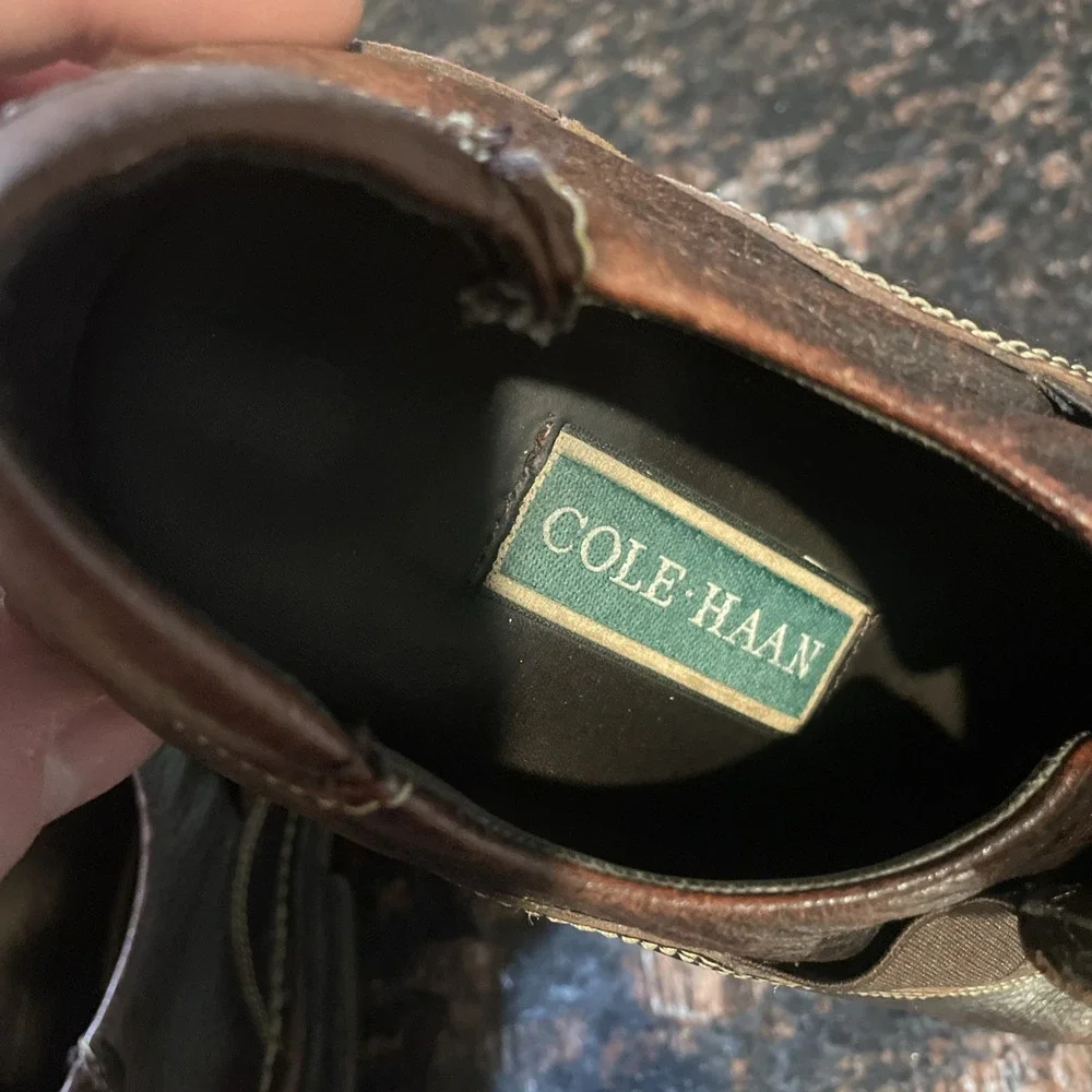 Cole‎ Haan C05533 Men's Brown Leather Venetian Slip-On Loafers Shoes 11M